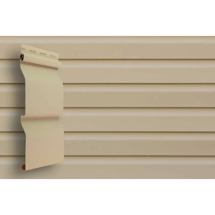 Виниловый сайдинг двухслойный Grand Line D4 Бежевый 3,66