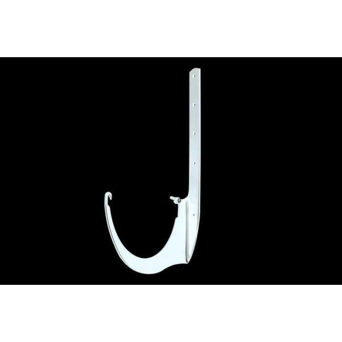 Кронштейн жёлоба новый, Металл, серия Стандарт, цвет Белый