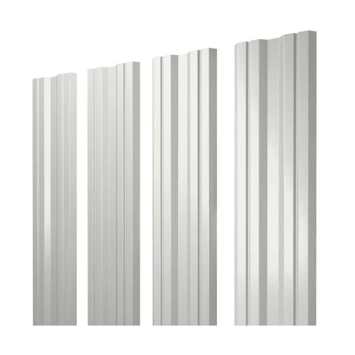 Штакетник Twin Grand Line 0,4 Полиэстер RAL 9003 Сигнальный Белый